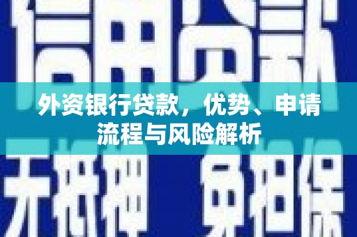 衢山外资银行贷款，优势、申请流程与风险解析