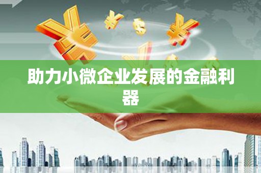 衢山助力小微企业发展的金融利器