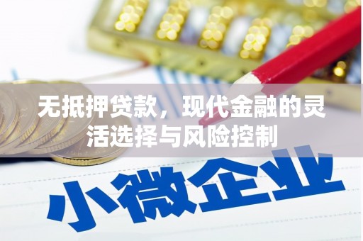 衢山无抵押贷款，现代金融的灵活选择与风险控制