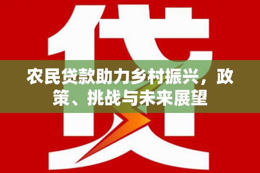 衢山农民贷款助力乡村振兴，政策、挑战与未来展望