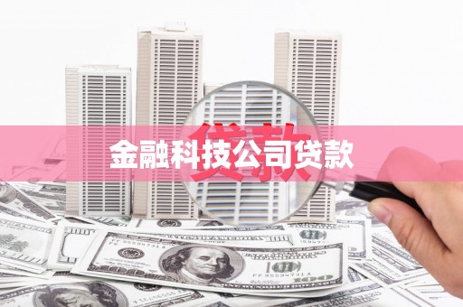衢山金融科技公司贷款