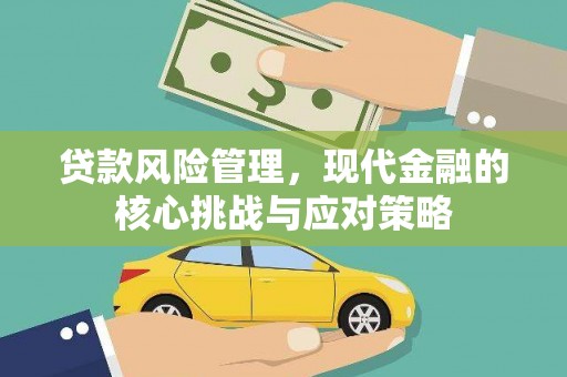 衢山贷款风险管理，现代金融的核心挑战与应对策略