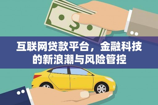 衢山互联网贷款平台，金融科技的新浪潮与风险管控